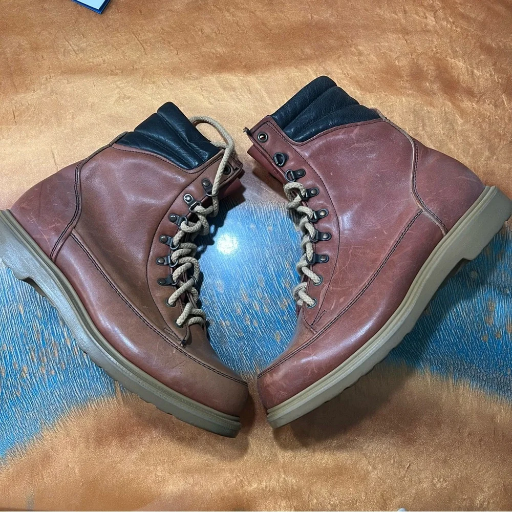 VTG New RED WING 497 Supersole Mocc toe Boot Vintage made USA Brown rare